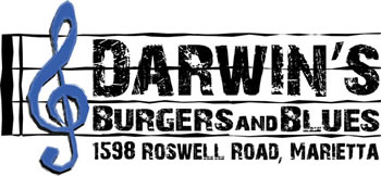 Darwin's Burger and Blues Logo