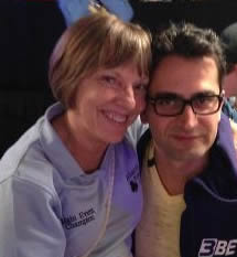 Sallie Avino and Antonio Esfandiari at World Series of Poker Event 2012