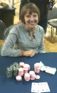 Atlanta Poker Club and Toys for Tots Knockout Tournament 2012 - Sallie Avino Wins