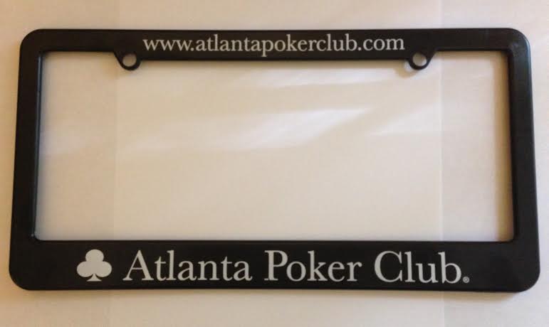 Atlanta Poker Club License Plate