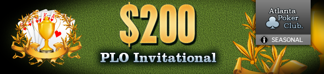 Pot Limit Omaha $200 Invitational