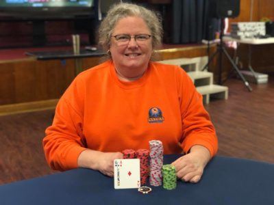 Atlanta Poker Club and Toys for Tots Knockout Tournament 2017 - Karen Buerki Wins
