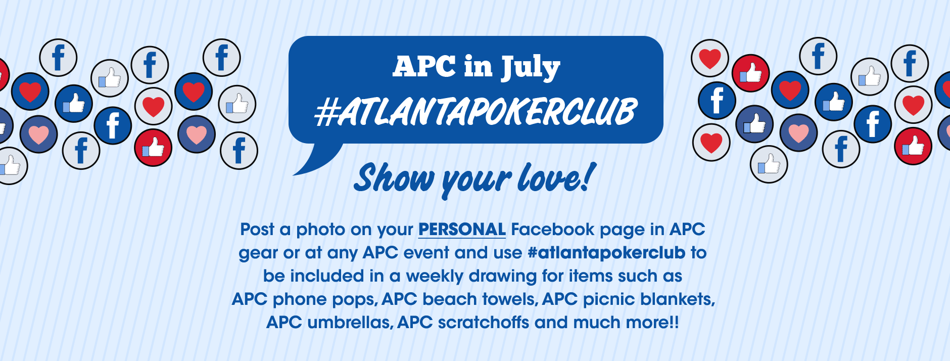 Show your #atlantapokerclub love for the APC