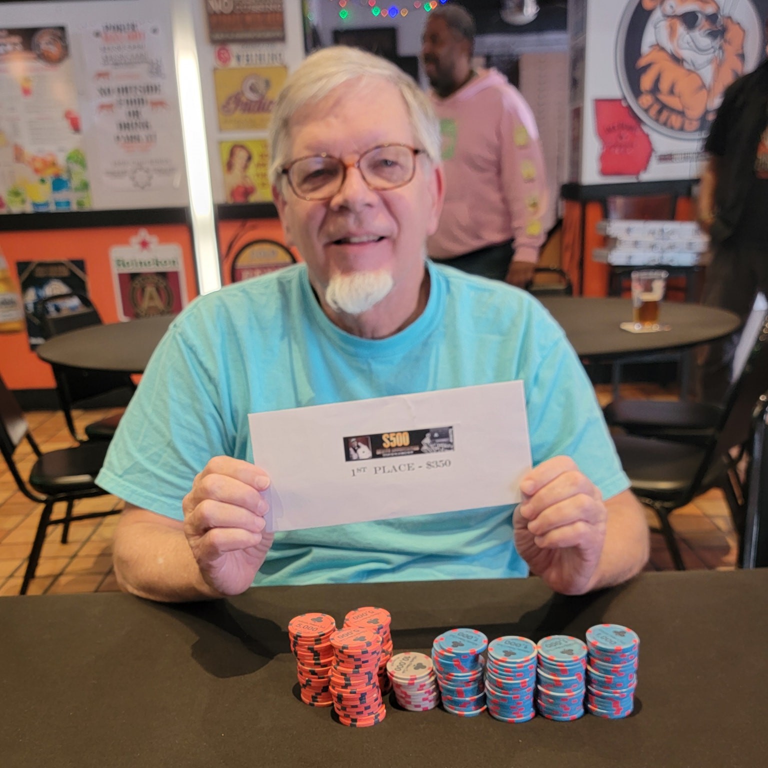 Dave Hill wins $500 Dealers Tournament